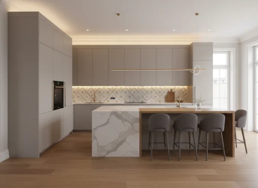 modern luxury modular kitchen interior