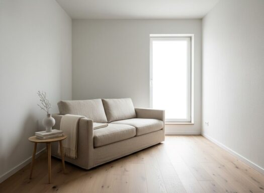 use light colors to make space look bigger