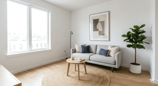 keep decor minimal and clean